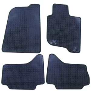 Rubber Car Mat Mitsubishi L200 Double Cab 2006 2015 Pattern 1186 MT28RM