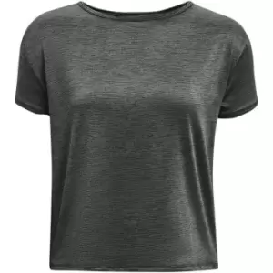 Under Armour Tech Vent Short Sleeve T Shirt Womens - Grey