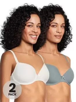 DORINA Lila Light Padded Demi Bra (2 Pack) - Multi, Size 42D, Women