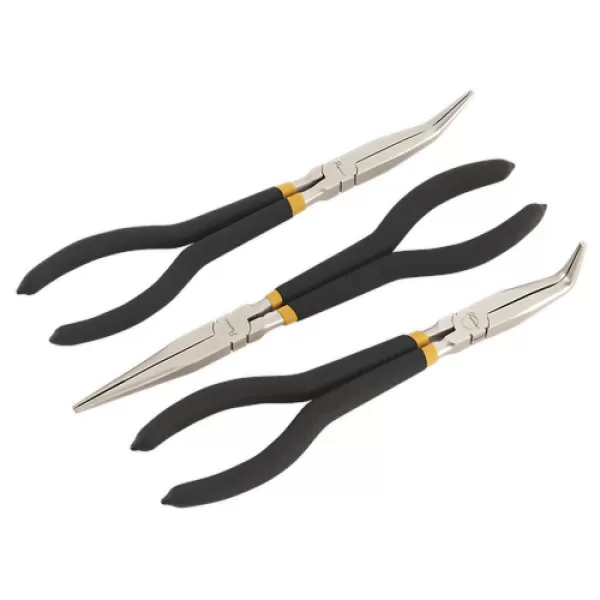 Genuine SEALEY AK930 Needle yesse Pliers Set 3pc 280mm Ni-Fe Finish