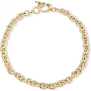 DKNY Jewellery Gold Coloured 17" Link Collar Necklace