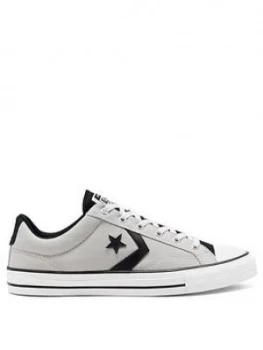 Converse Star Player - Grey/Black/White , Grey/Black/White, Size 9, Men