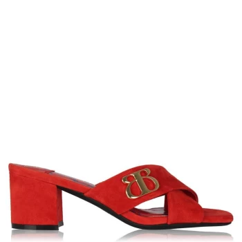 Biba Mule Sandals - Red