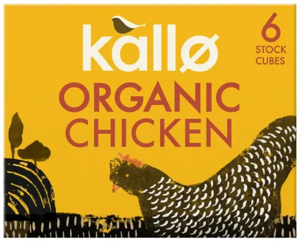 Kallo Organic Chicken Stock Cubes 66g