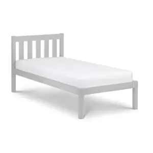 Julian Bowen Luna Solid Pine Bed 135Cm Dove Grey