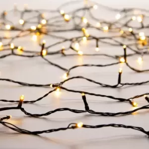 Festive 28.7m Indoor & Outdoor Multifunction Christmas Tree Fairy Lights 360 Warm White LEDs