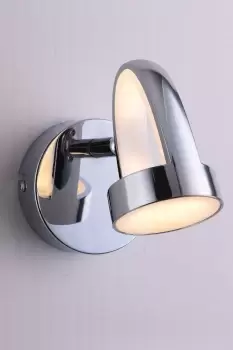 LED Wall Spotlight Polished Chrome