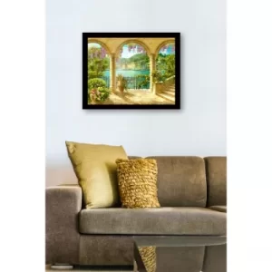 SC1079 Multicolor Decorative Framed MDF Painting