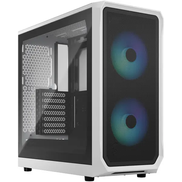 Fractal Design Focus 2 RGB Mid Tower Gaming Case - White