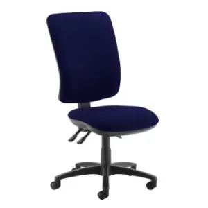 Dams MTO Senza Extra High Back Operator Chair with No Arms - Slip Grey