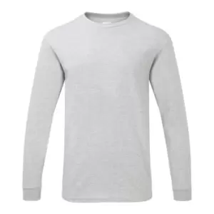 Gildan Mens Hammer Heavyweight Long Sleeve T-Shirt (M) (Sport Grey)