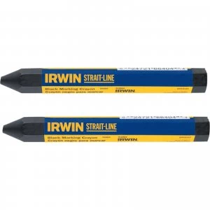 Straitline Crayons Black x 2 666042