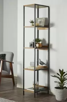 Thornton Tall Shelving Unit - Brown