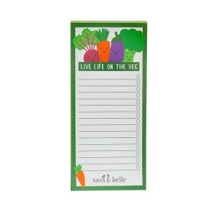 Sass & Belle Live Life on the Veg List Notebook