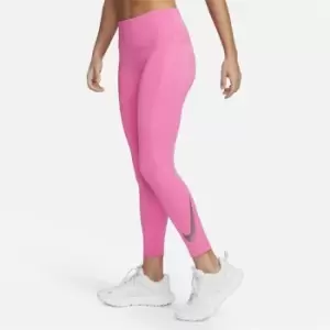 Nike Dri-FIT Fast Womens Mid-Rise 7/8 Leggings - Pink