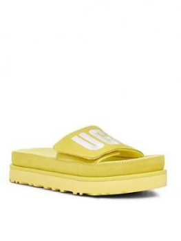 Ugg Laton Wedge Sandals - Yellow