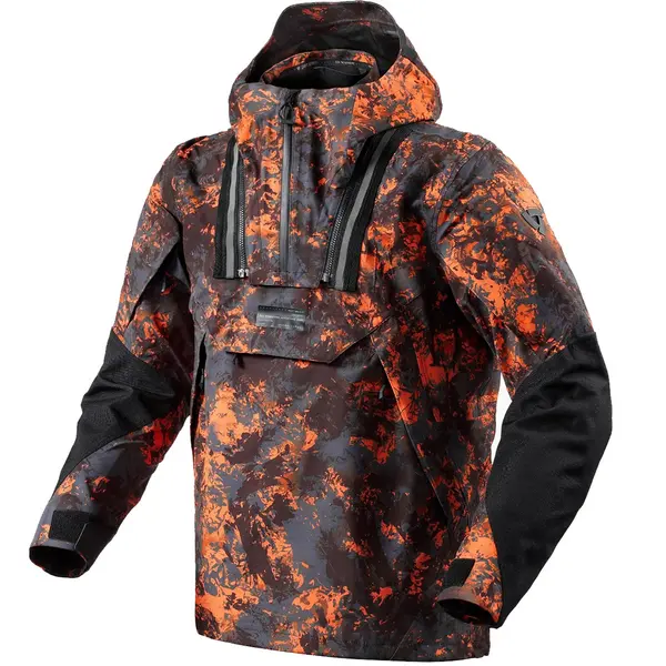 REV'IT! Smock Blackwater 2 H2O Jacket Black Orange Size L