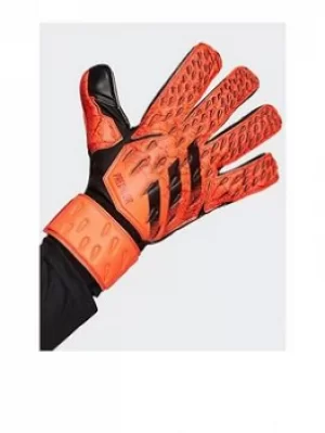 adidas Predator Match Goalkeeper Gloves, Orange/Red/Black, Size 9, Men