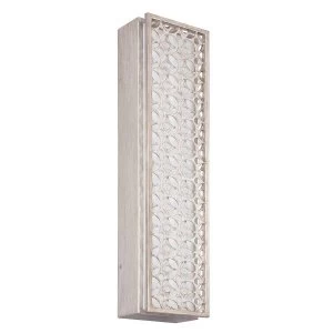 LED 4 Light Indoor Wall Light Silver