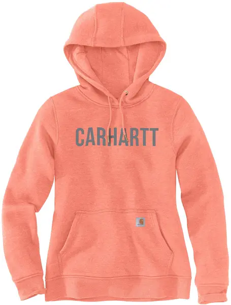 Carhartt Relaxed Fit Midweight Graphic Ladies Sweatshirt, orange, Size L for Women