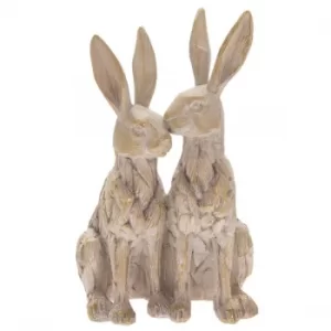 Driftwood Twin Hares by Lesser & Pavey