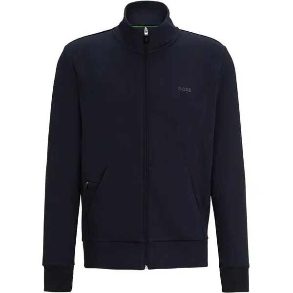 Boss Skaz Curved Fleece Jacket - Blue M