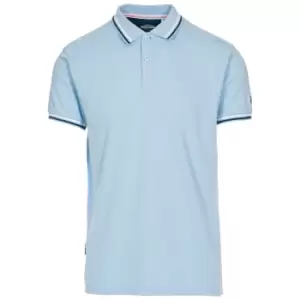 Trespass Mens PoloBrook Polo Shirt (XXL) (Sky Blue)