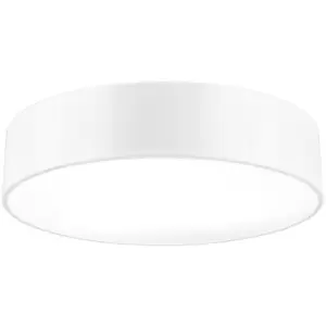 Merano - Indiana 3 Light Cylindrical Ceiling Light White Metal, LED E27