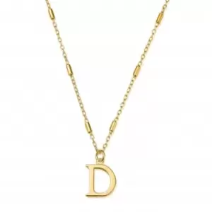 Gold Iconic Initial D Necklace GNCC4041D