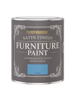 Rust-Oleum Satin Finish Furniture Paint In Cerulean - 750 Ml Tin