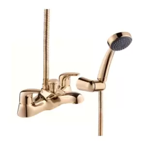 Deva - Adore Deck Mounted Bath Shower Mixer Gold