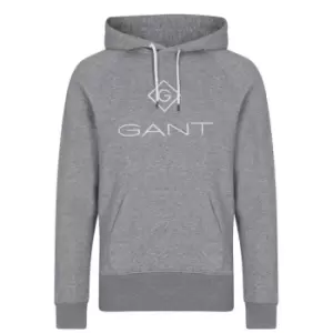 Gant Gant OTH Logo Hoodie - Grey