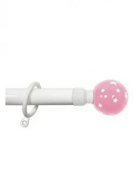 Star Finial Extendable Kids Curtain Pole