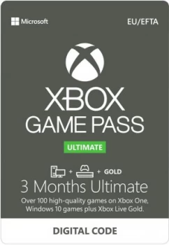 Microsoft Xbox Game Pass Ultimate 3 Months Subscription Membership