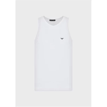 Emporio Armani Icon Logo Tank Top White Size L Men