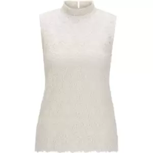 Boss Embroidered Tank Top - White