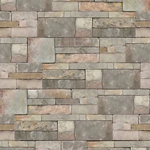 Contour Natural Sandstone Kitchen & Bathroom Wallpaper - 10m