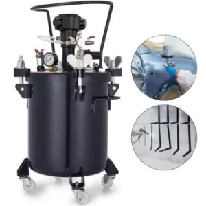 VEVOR 30L Pressure Feed Paint Pot Tank 8 Gallon Spray Gun Sprayer Regulator Air Agitator Automatic Air Powered Mixing Agitator