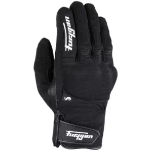 Furygan Jet All Season D3O Black White Motorcycle Gloves S