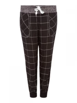 DKNY Check reworked jogger Black