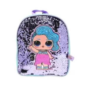 LOL Surprise! Childrens/Kids Splash Baby Sequin Backpack (One Size) (Blue/Purple)