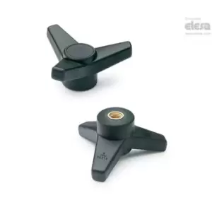 ELESA Three-arm knob-VB.639/100 B-M12