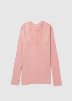 Free People Womens Fresh And Clean Super Soft Top In Coral Mist