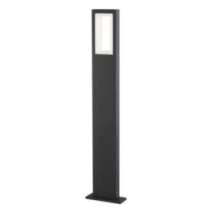 Led Post (73Cm Height) Dark Grey With Frosted Diffuser
