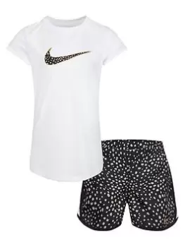 Nike Infant Girls Animal Spot Aop, Black, Size 18 Months, Women