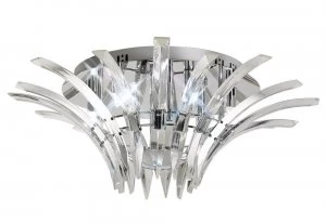 Ceiling 6 Light Polished Chrome