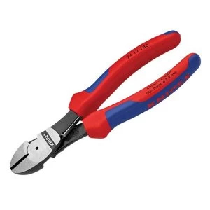 Knipex High Leverage Diagonal Cutters Multi-Component Grip with Spring 180mm (7in)