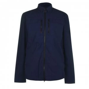 Firetrap Zip Shacket Overshirt Mens - Navy