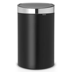 Brabantia 40L Touch Bin - Matt Black