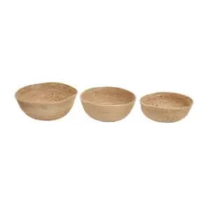 Interiors by PH Round Jute Baskets, Natural, Set Of 3